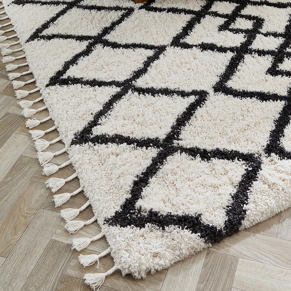 Origins Morocco Ivory and Charcoal Rug 160 x 230cm Image 2