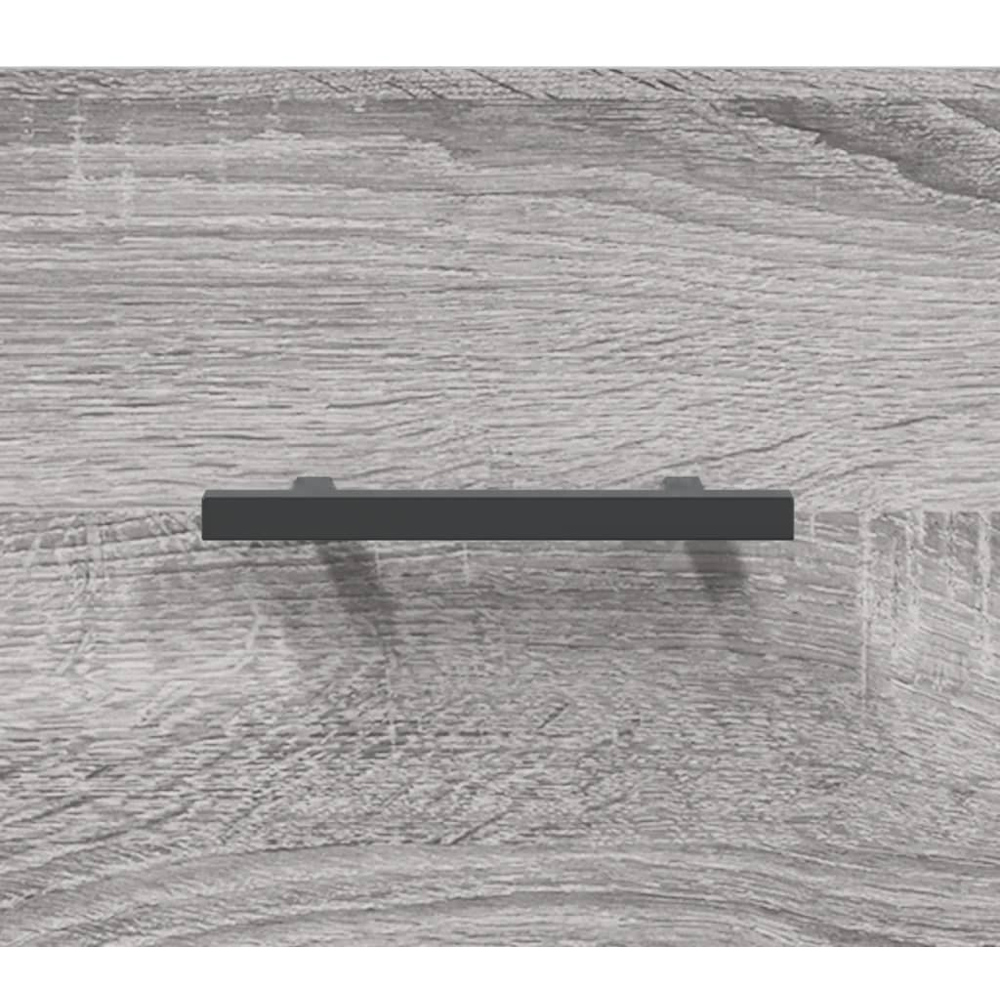 vidaXL 3 Drawer Grey Sonoma Wooden Sideboard Image 9