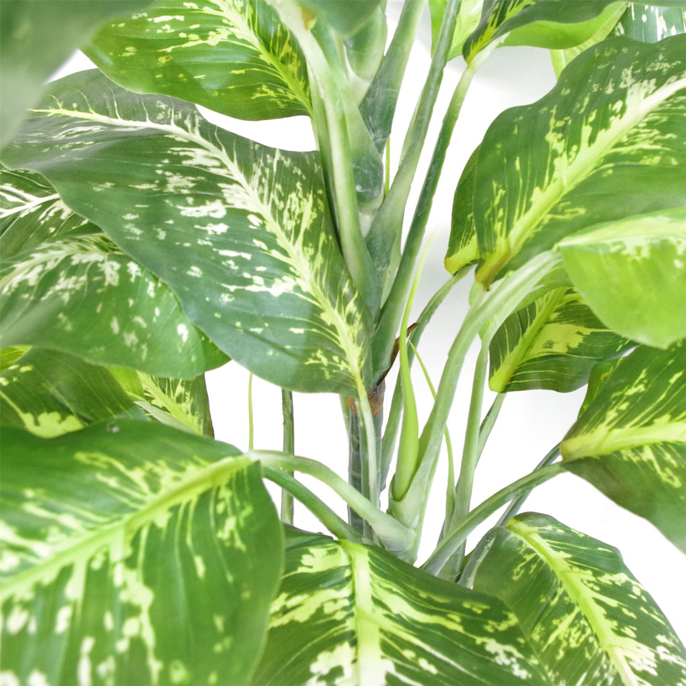 Botanik Spotted Aglaonema Artificial Plant in Pot 3.3ft Image 6