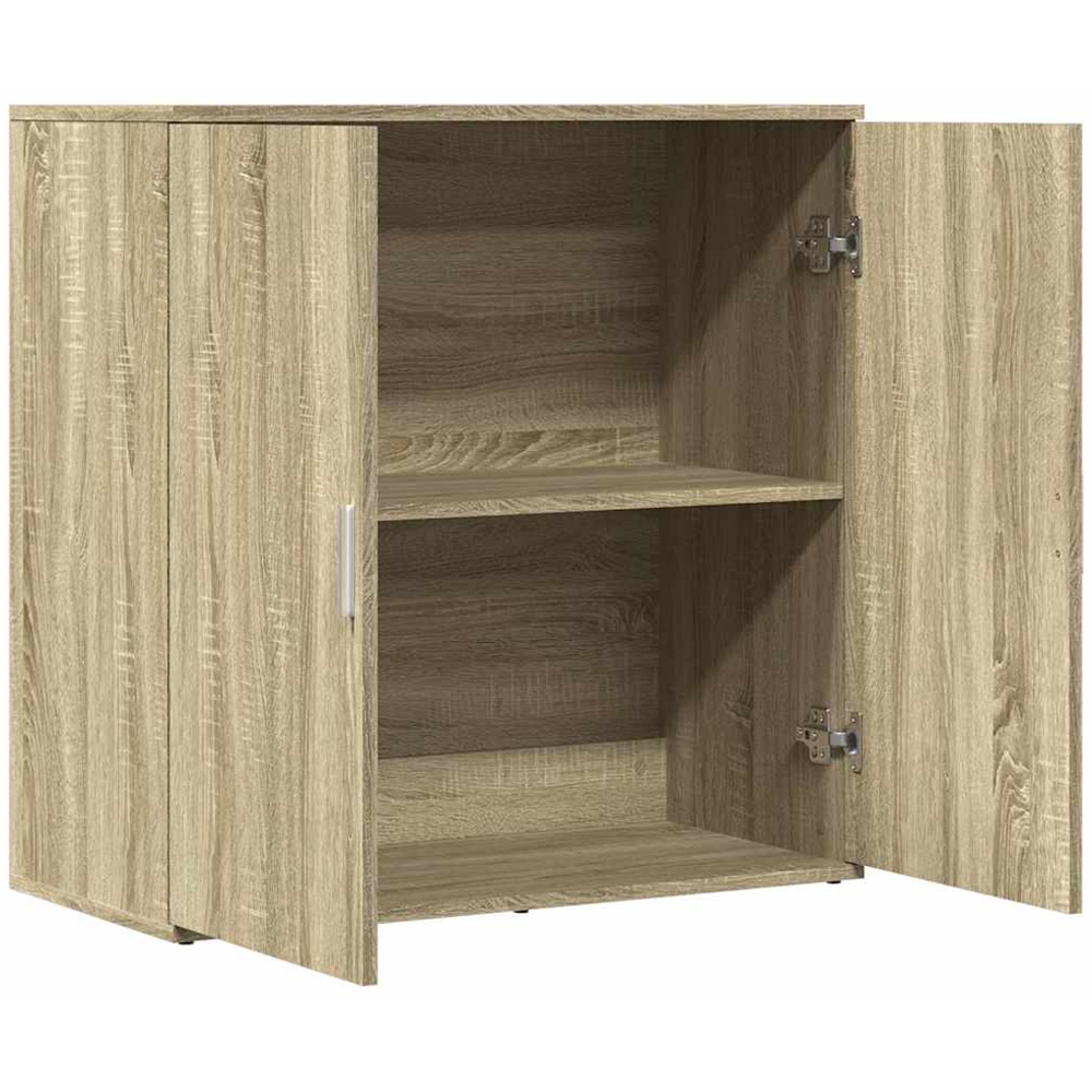 vidaXL 2 Door Sonoma Oak Wide Sideboard Image 5