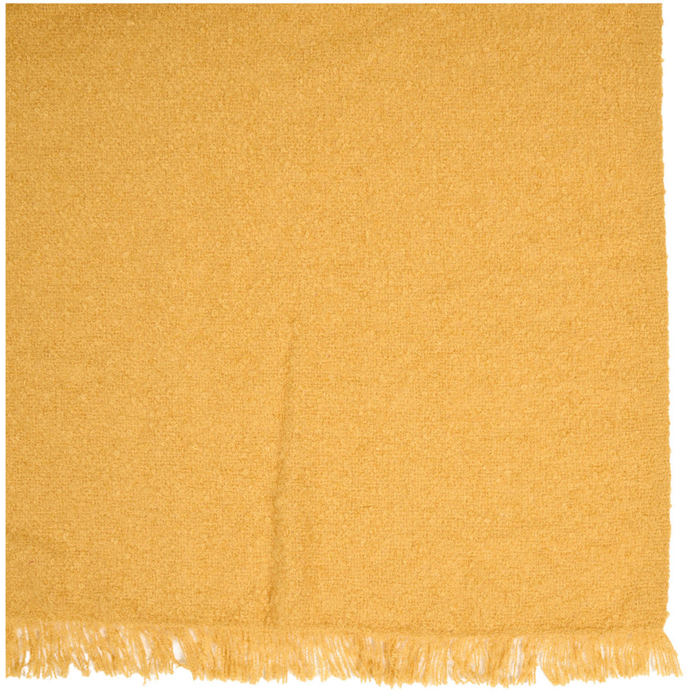 Somersby Boucle Throw Ochre Image 5
