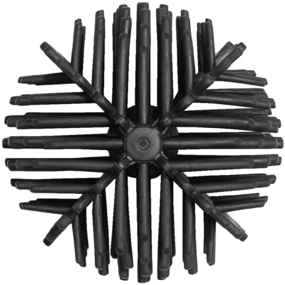 ReBorn Dark Grey Recycled Plastic Replacement Toilet Brush Head Image 6