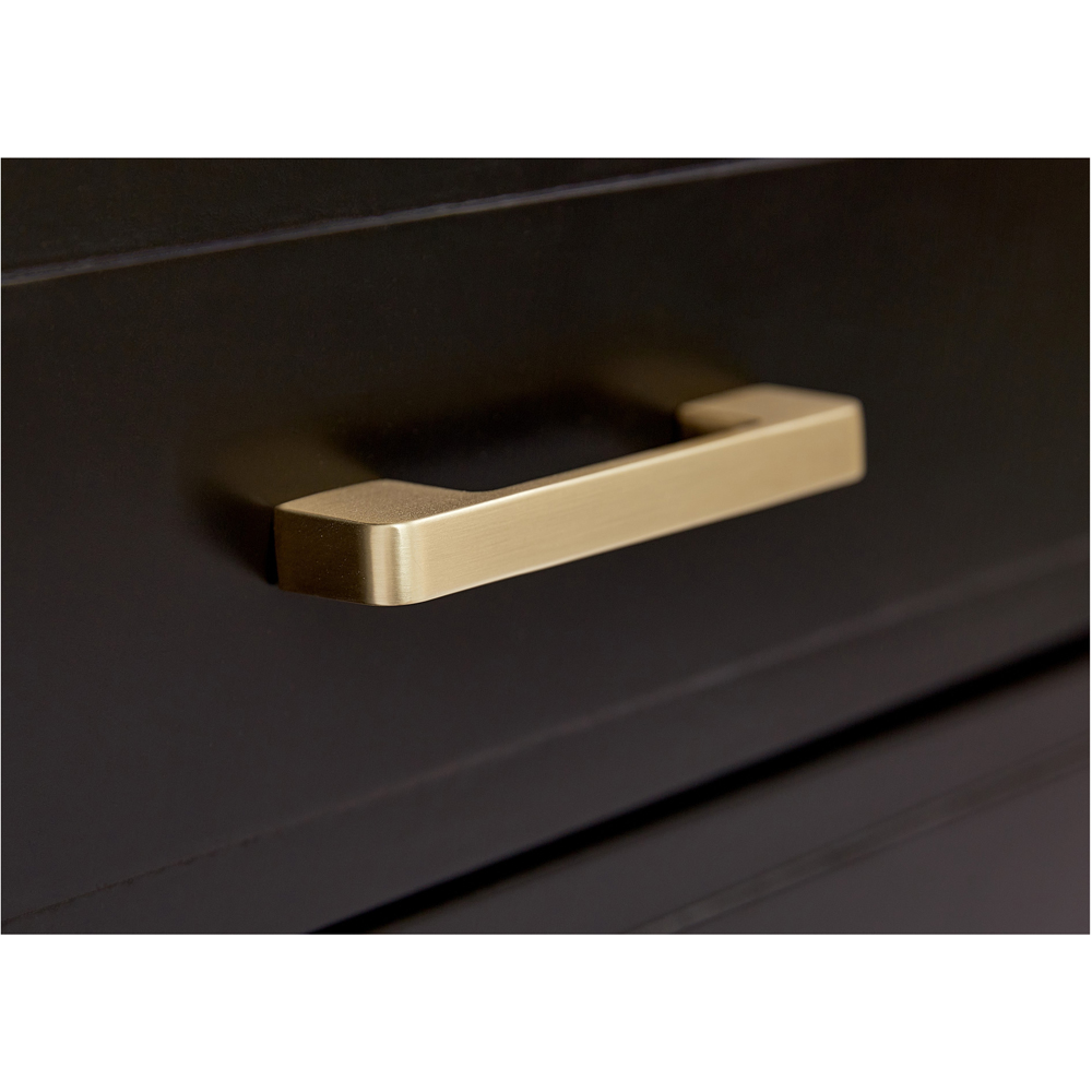 Palazzi 2 Drawer Black Console Table Image 6