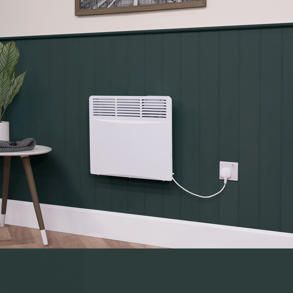 Adam Amba White Electric Radiator 2000W Image 2