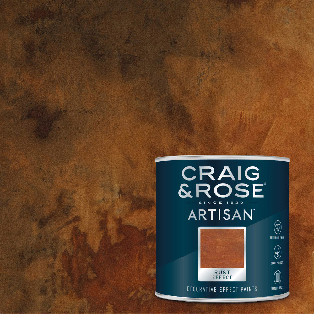 Craig & Rose Artisan Walls Rust Effect Matt Paint 750ml Image 4
