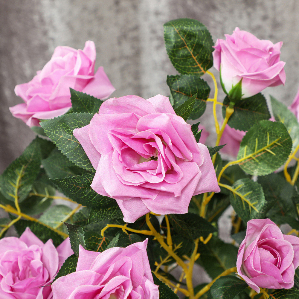 Portland Purple Rose Artificial Tree in Pot 90cm 2 Pack Image 3