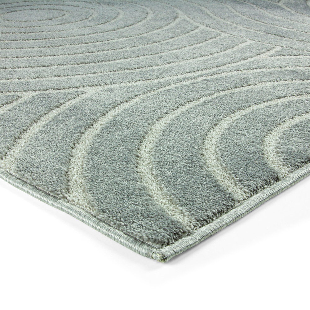 Eselle Rhythm Sculpt Grey Rug 120 x 170cm Image 4