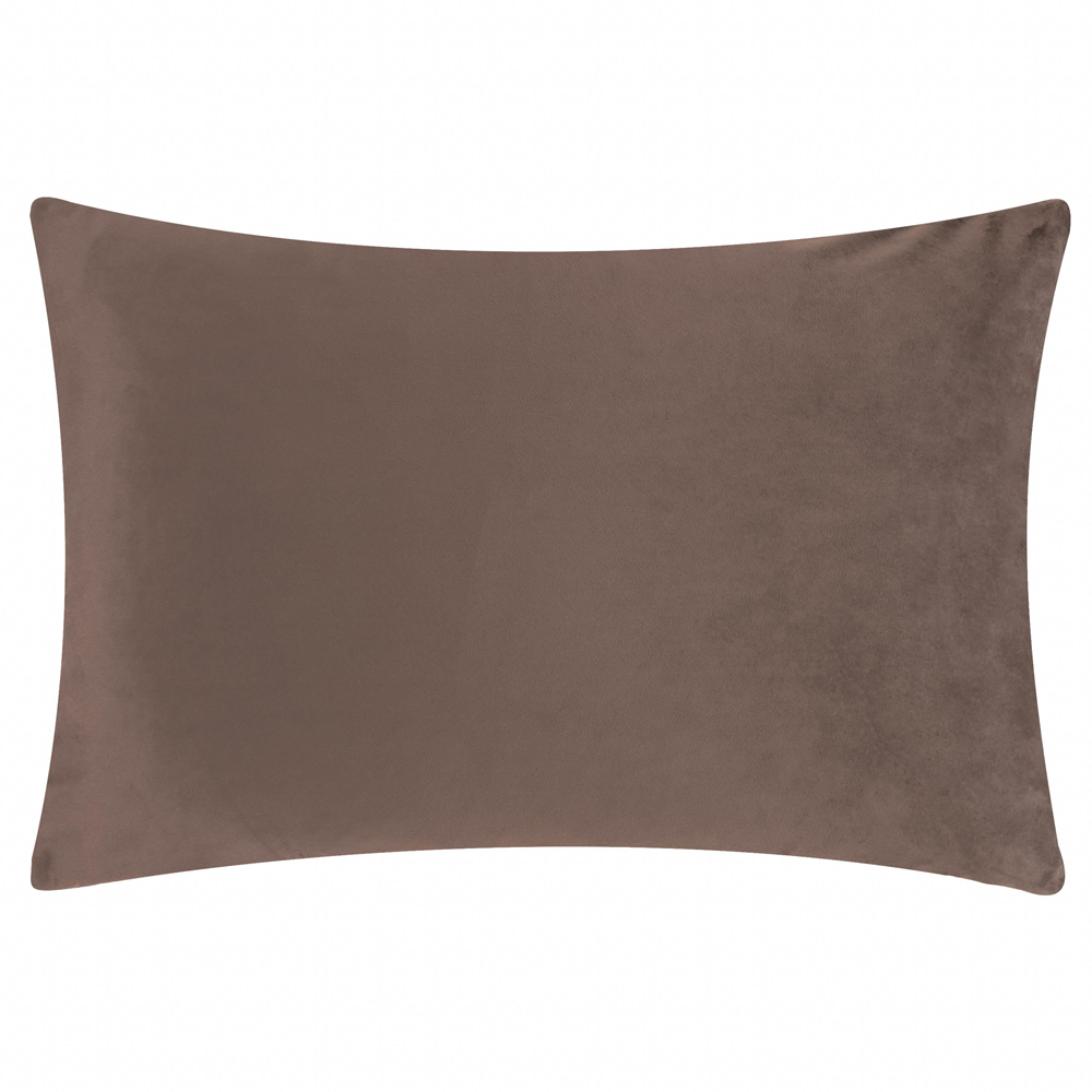 Furn Softie Cinnamon and Chocolate Grid Quilted Reversible Cushion 40 x 60cm Image 2