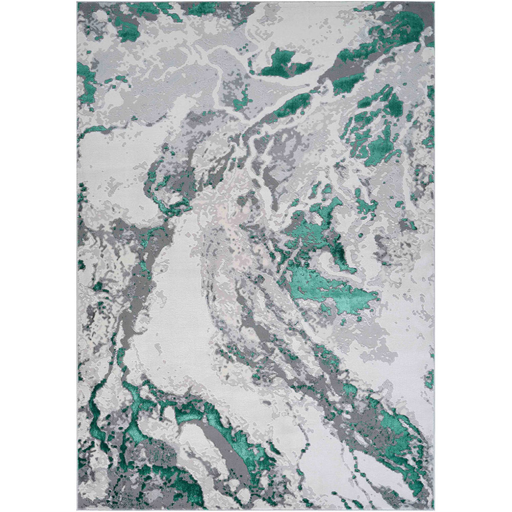Desire Rugs Picasso Aqua Waterflow Abstract Rug 200 x 290cm Image 1