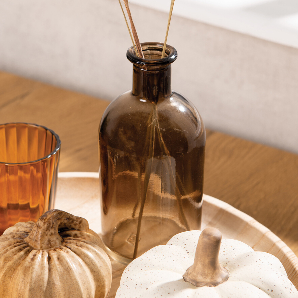 Neutral Pumpkin Candle Tray Image 4