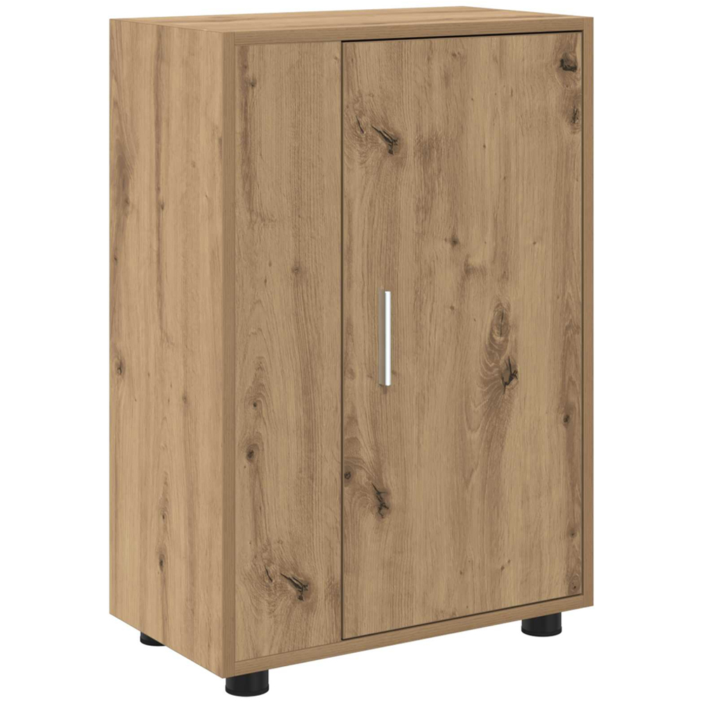 vidaXL Artisan Oak Wall Mounted 4 Piece TV Cabinet Set Image 8