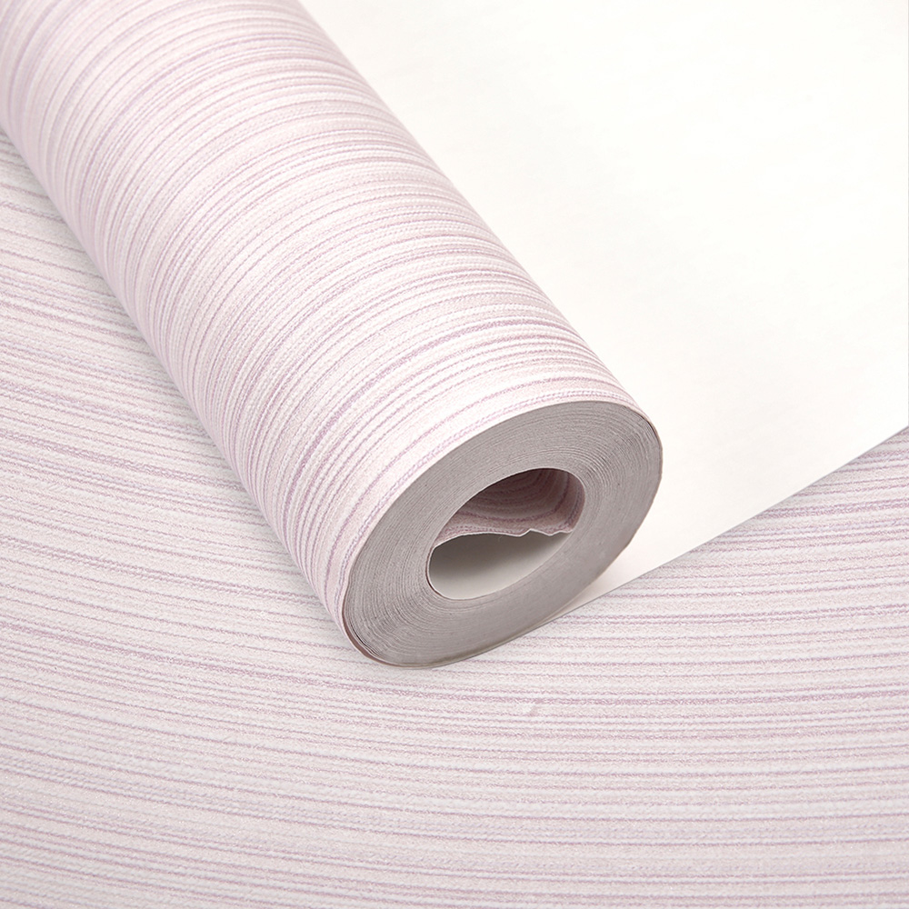 Living and Home Stripe Pink Fabric Wallpaper Image 2