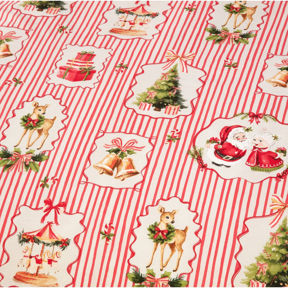 Timeless Christmas Duvet Set Red Double Image 5