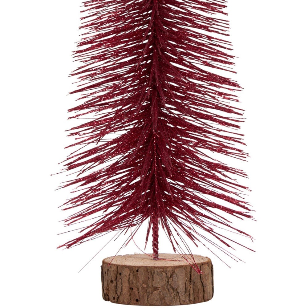 Traditonal Glitter Christmas Tree Image 8