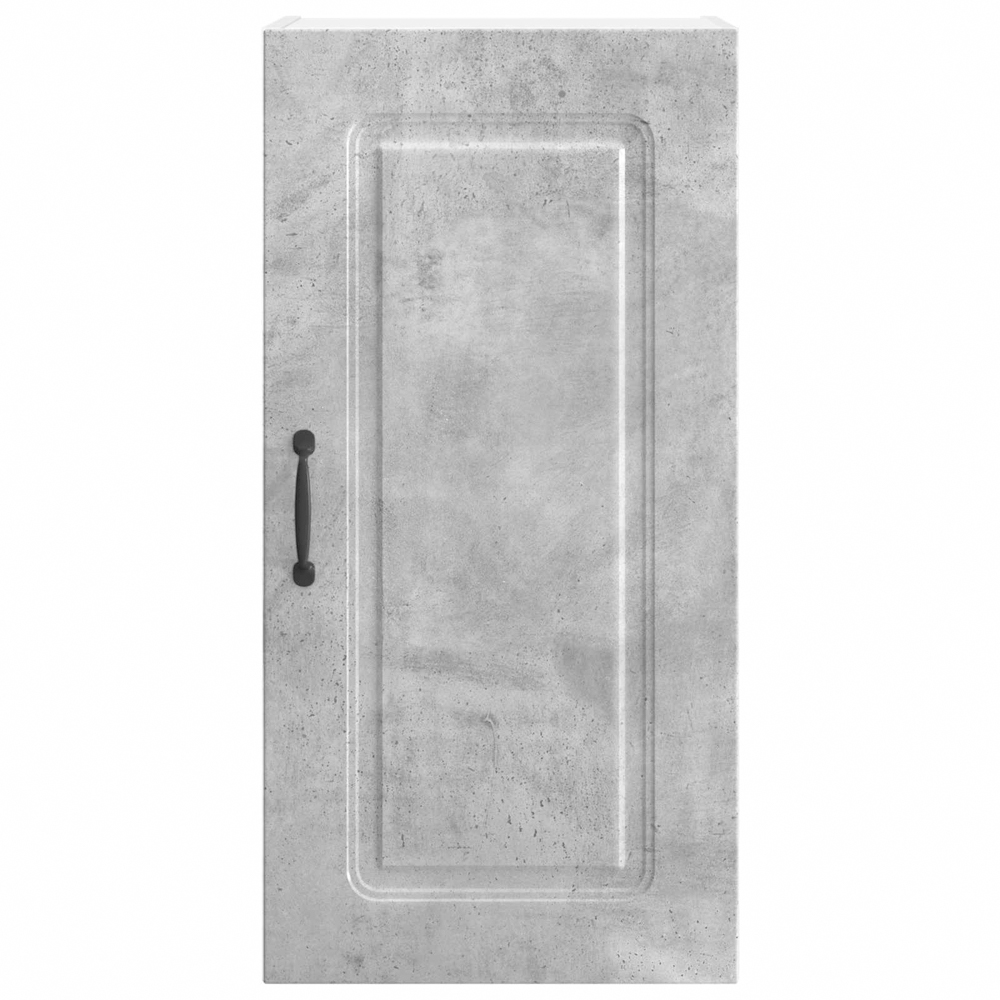 vidaXL Kalmar Single Door Concrete Grey Wall Kitchen Cabinet Image 4