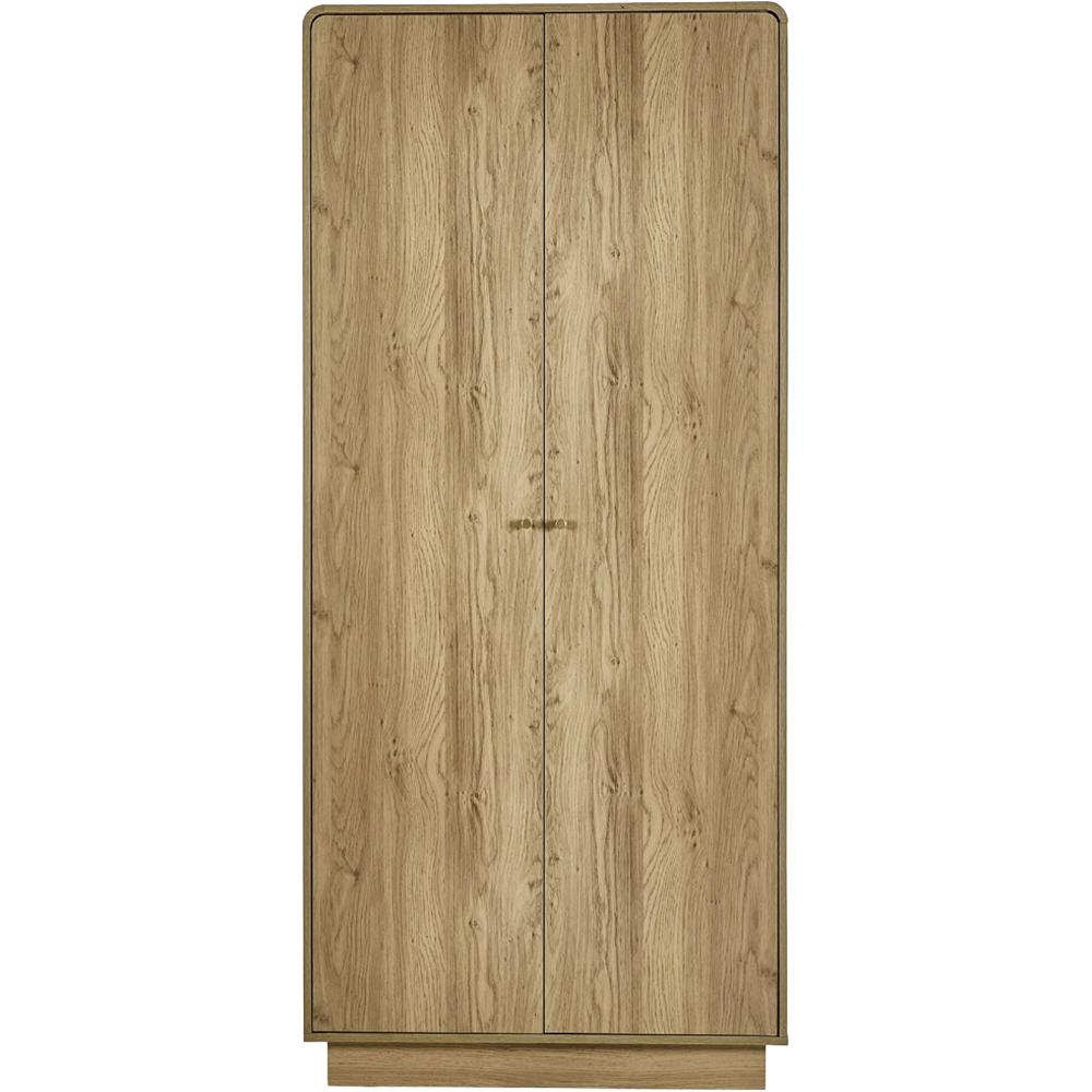 Julian Bowen Ingrid 2 Door Oak Wardrobe Image 4