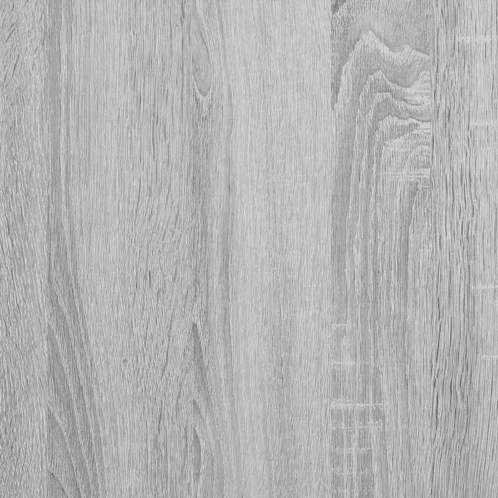 vidaXL 4 Door Single Shelf Grey Sonoma Kitchen Cabinet Image 9