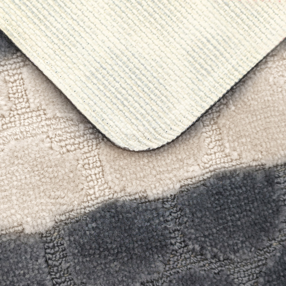 Velosso Hex Stripe Ochre Bath Mat Set Image 5