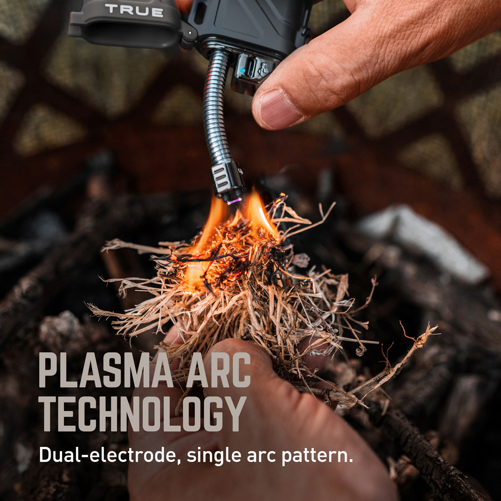 True Utility Flameless Fuel-Free Rechargeable Plasma Arc Lighter with Flexible Neck Image 4