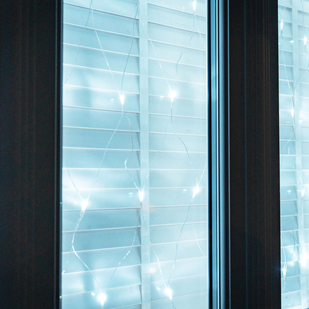 ValueLights Cool White Indoor Outdoor String Fairy Light Curtain Image 4