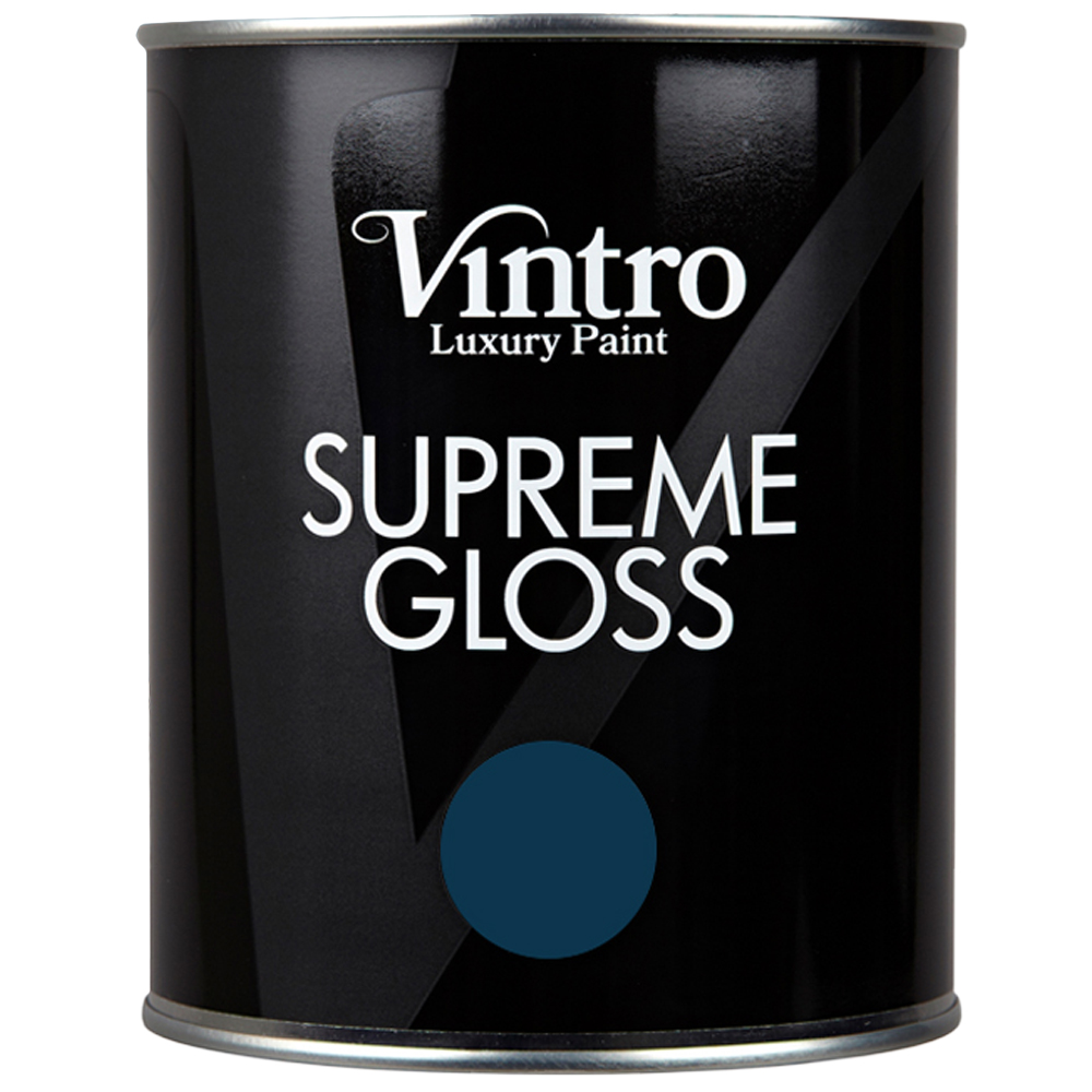 Vintro Paint Walls and Ceilings Nightfall Gloss Paint 1L Image 2