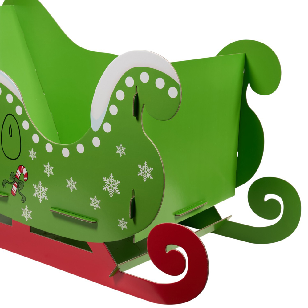 Present Sleigh Hamper Bright Green Image 5