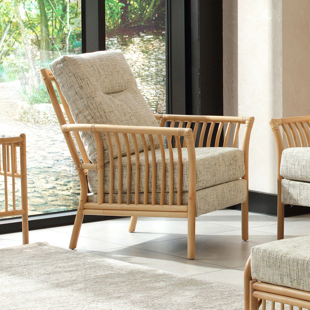 Desser Solo 4 Seater Natural Rattan Apple Crumble Sofa Set Image 6