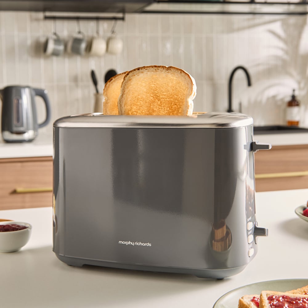 Morphy Richards Grey 2 Slice Equip Toaster Image 2