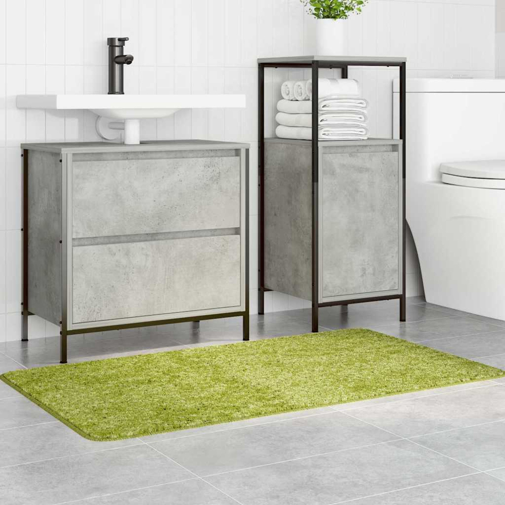 vidaXL Green Anti-Slip Bath Mat 70 x 120cm Image 2