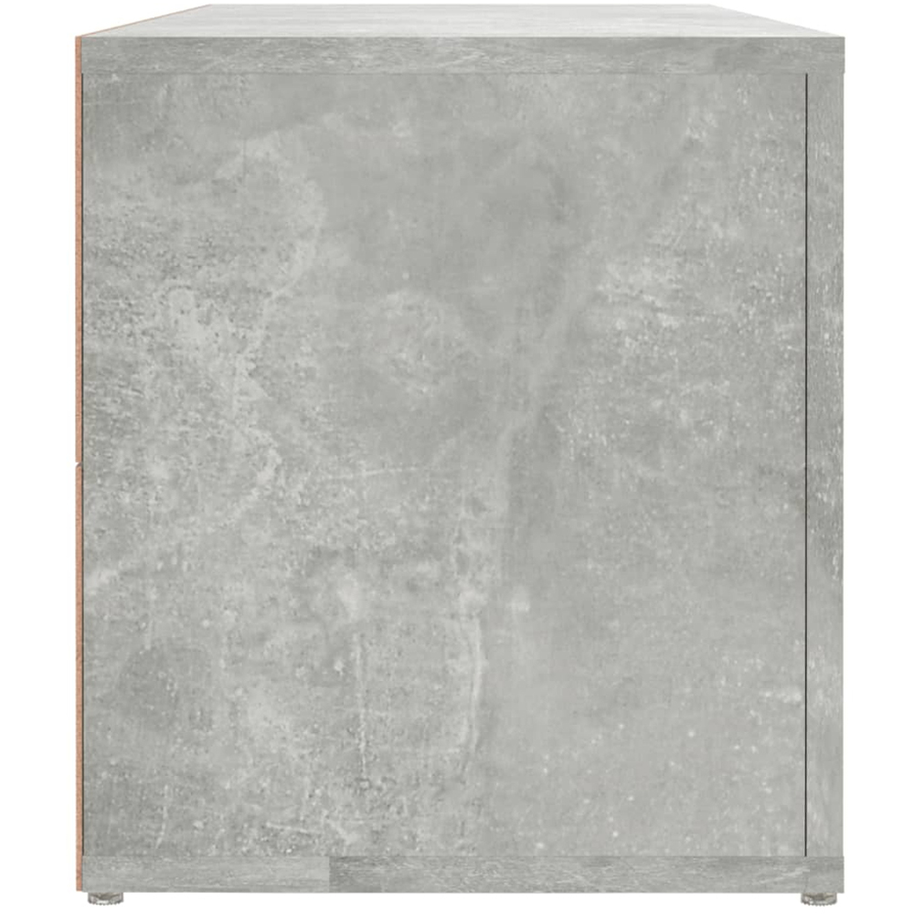vidaXL 2 Door 2 Shelf Concrete Grey TV Cabinet Image 6