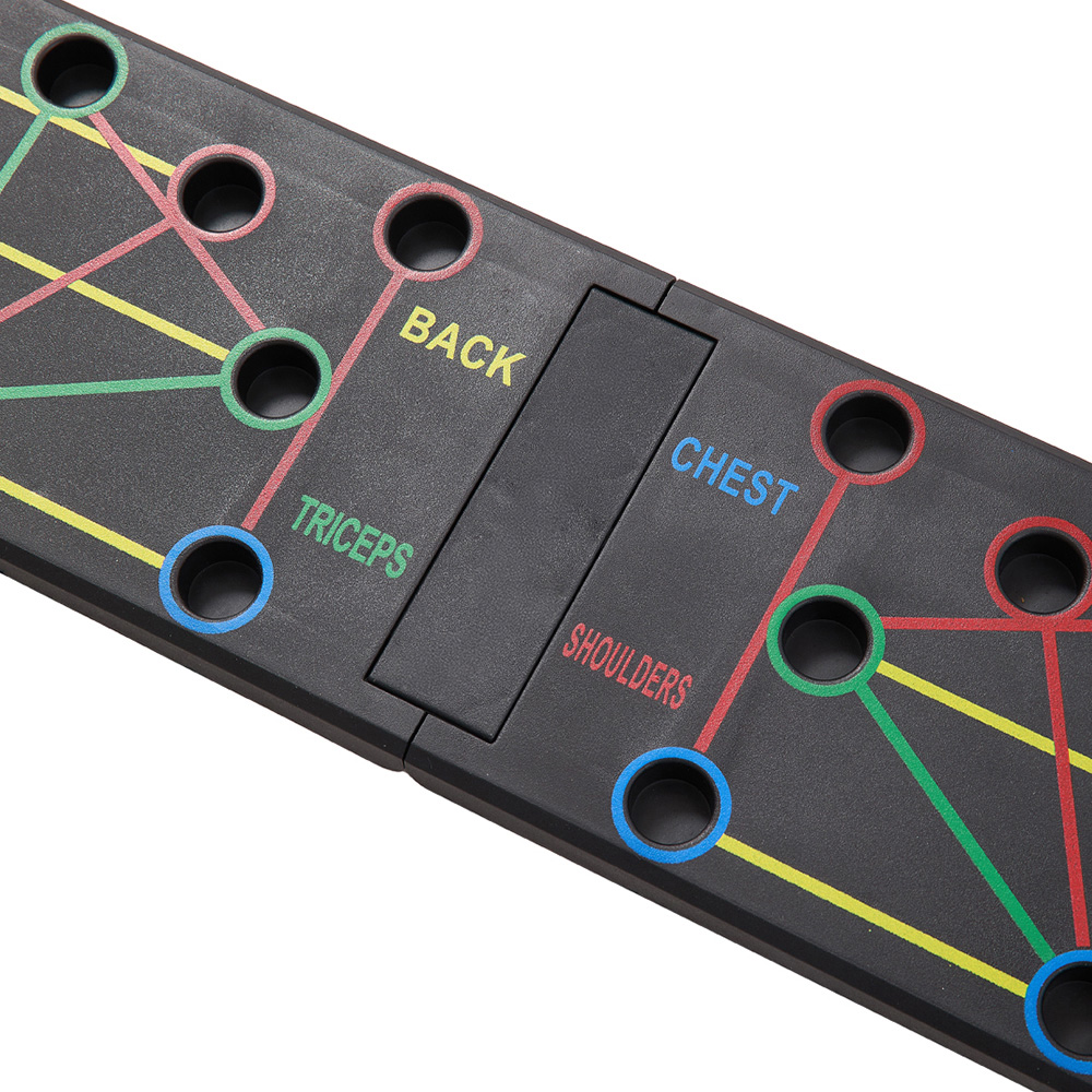 H&O Direct 15-in-1 Black Multi-Function Foldable Push Up Board Image 4