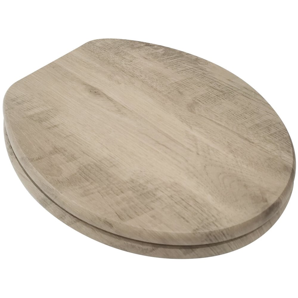 Huxley Toilet Seat Brown Image 1