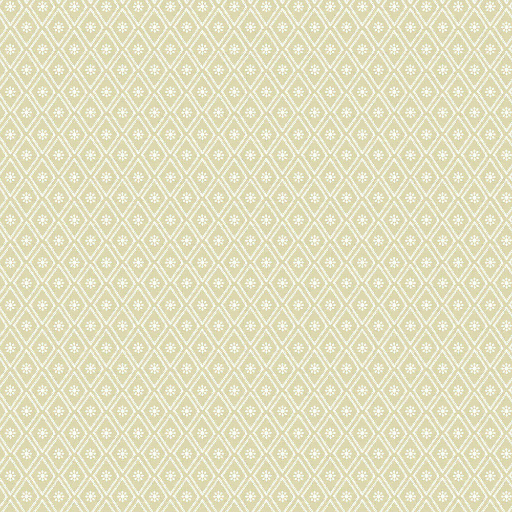 Hoopla Walls Purity Ditsy Diamond Green Wallpaper Image 1