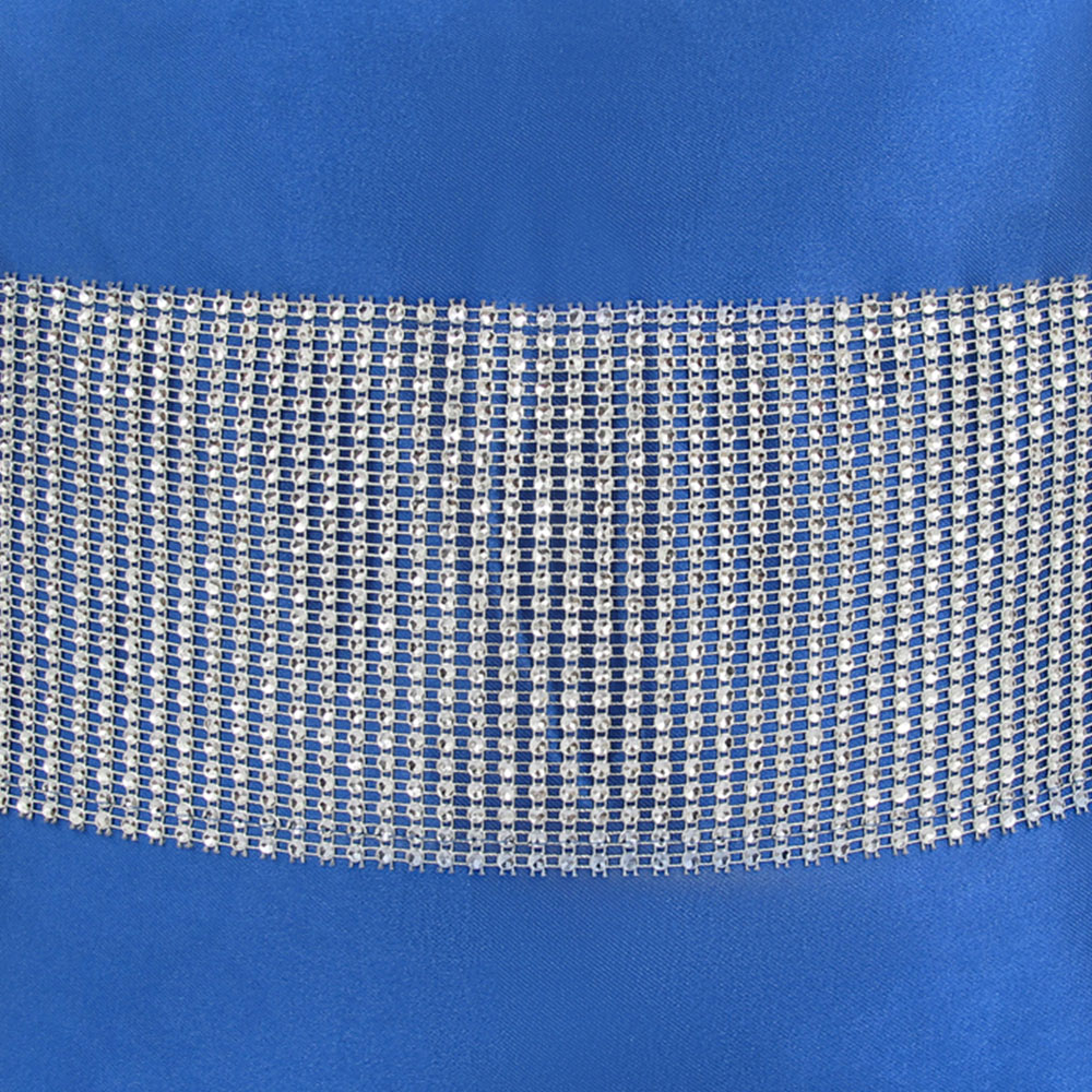 Velosso Manhattan Diamante Blue Filled Cushion 43 x 43cm 2 Pack Image 2