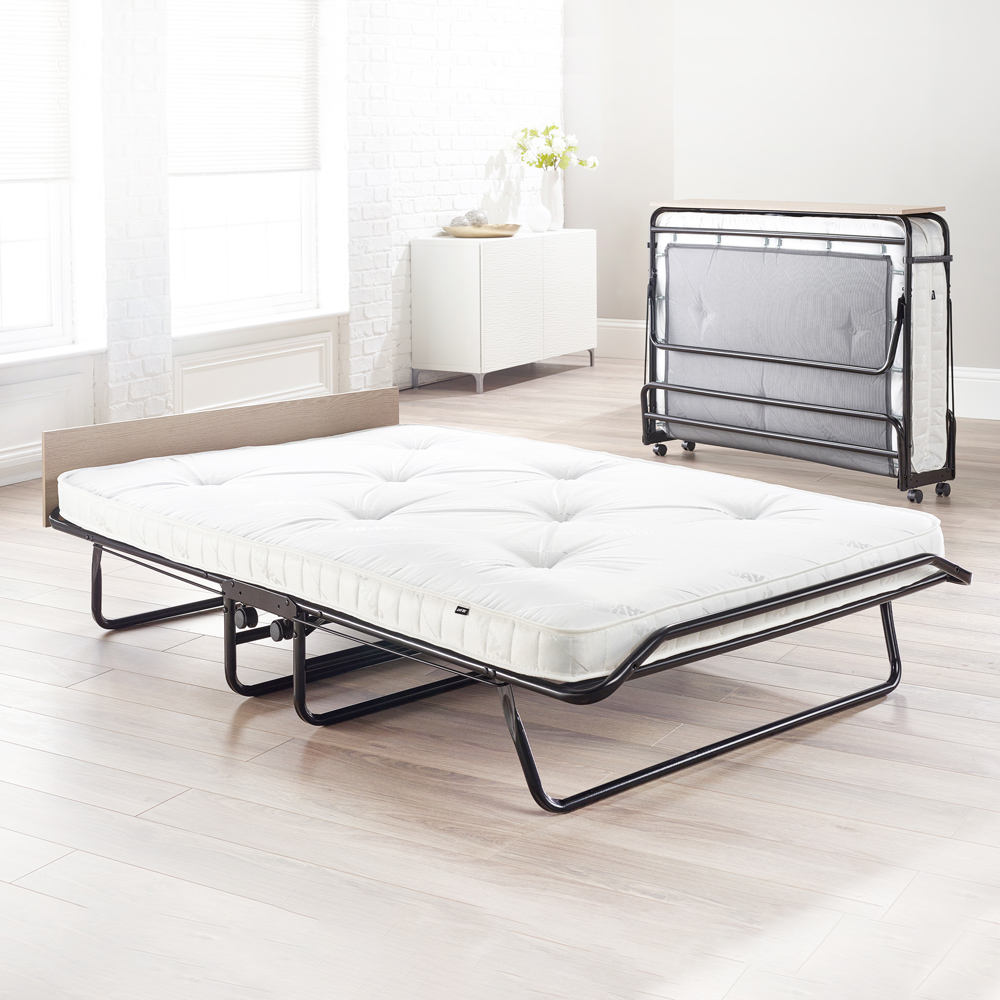 Jay-Be Supreme Small Double Automatic Folding Bed with Micro e-Pocket Sprung Mattress Image 1
