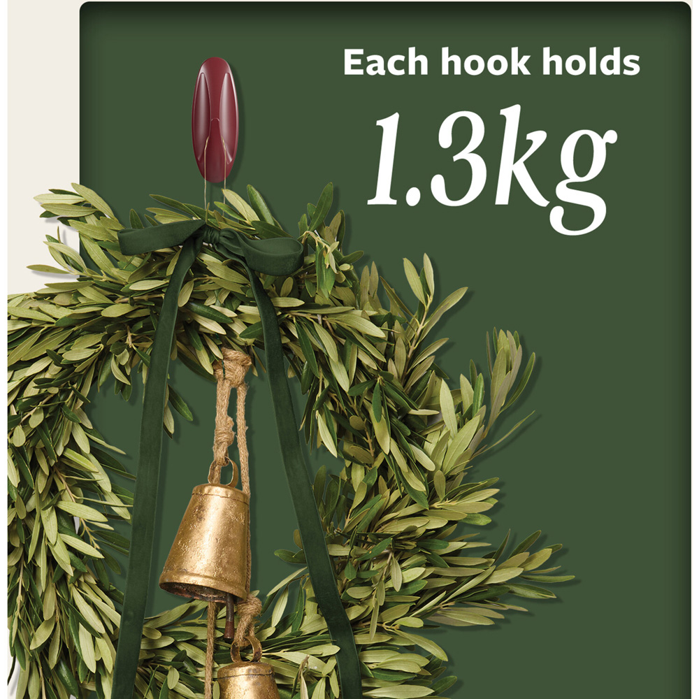 Pack of 4 Command Medium Designer Hooks Mulled Wine Image 4