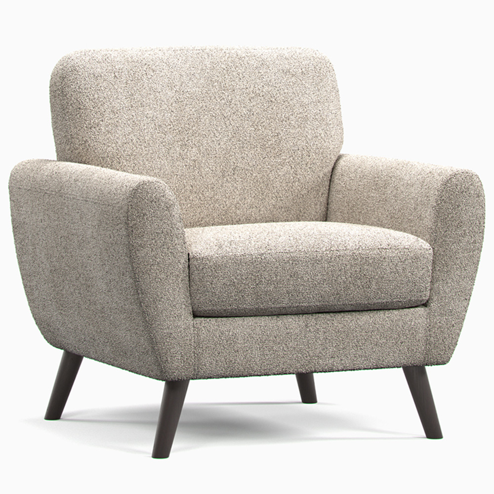 Matlock 5 Seater Linen Boucle Fabric Sofa Suite Image 4