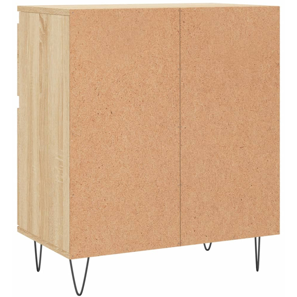 vidaXL 2 Door 2 Drawer Sonoma Oak Sideboard Image 8