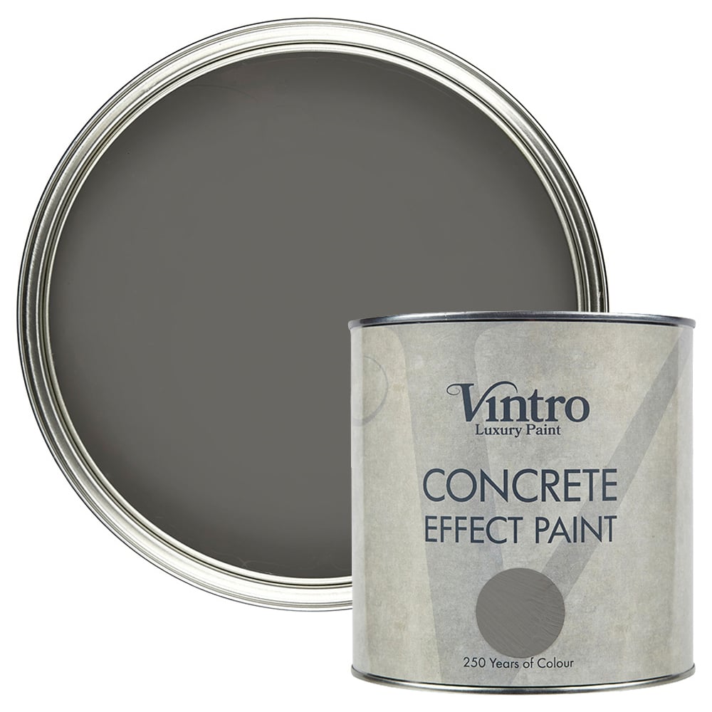 Vintro Paint Flint Concrete Effect Paint 2.5L Image 1