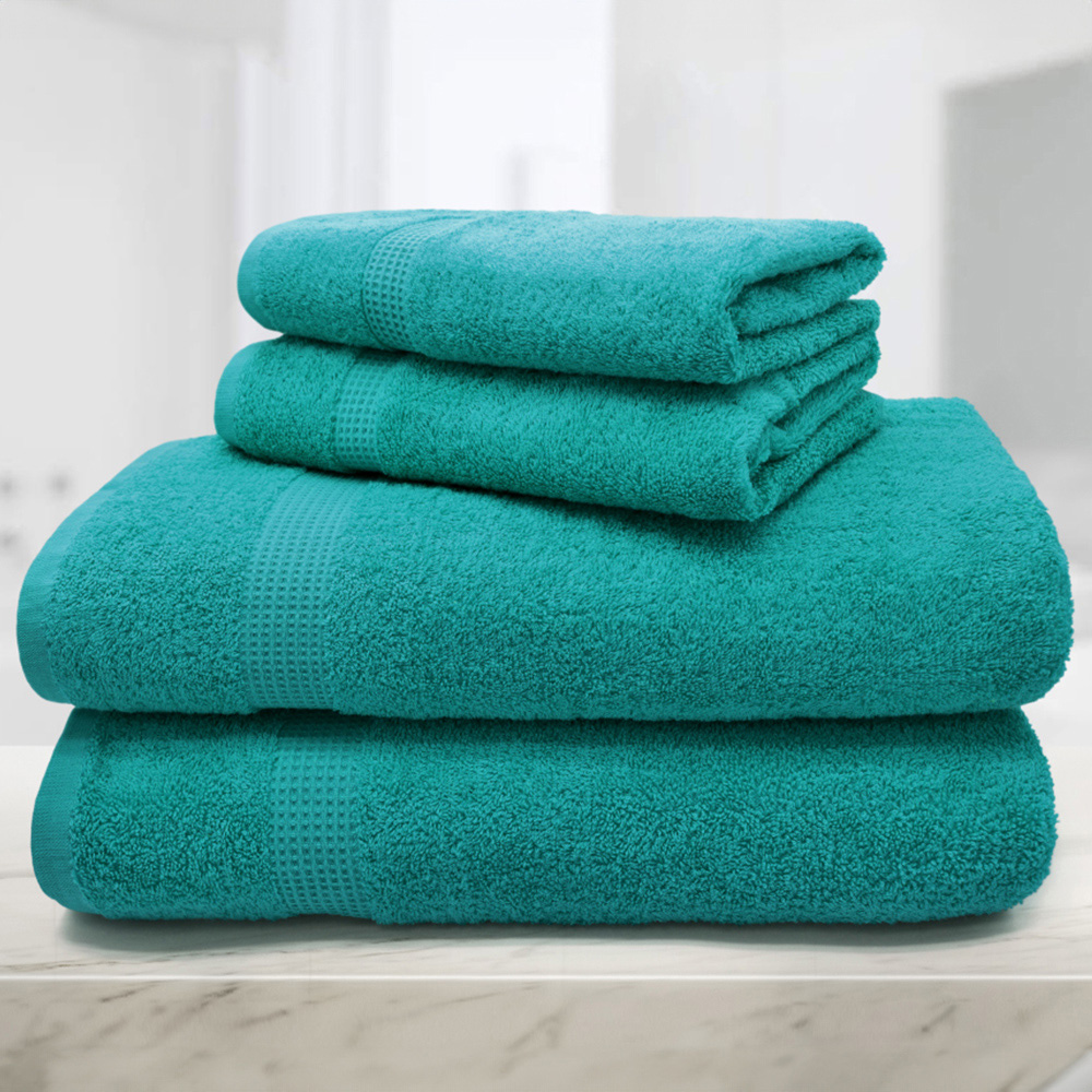 Mayfair Egyptian Cotton Jade Bath Towel Set of 2 Image 3