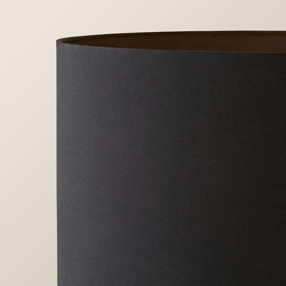 ValueLights Marissa Black Shade Black Ball LED Floor Lamp Image 3