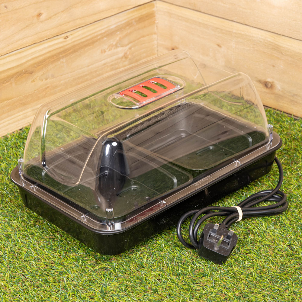 Samuel Alexander Sankey Heated Seed Starter Tray Growarm 100 Propagator Kit with Tray 2 Pack Image 2