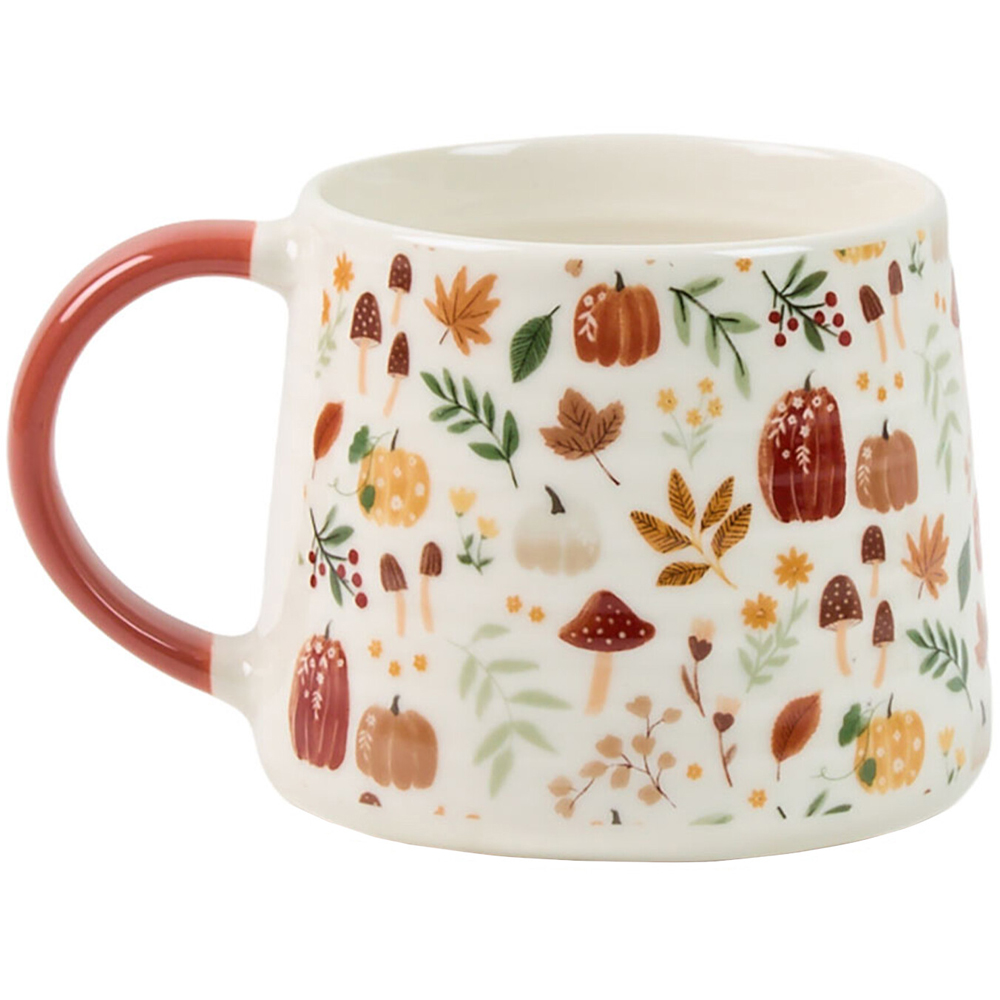 Autumn Print Ribbed Mug Image 6