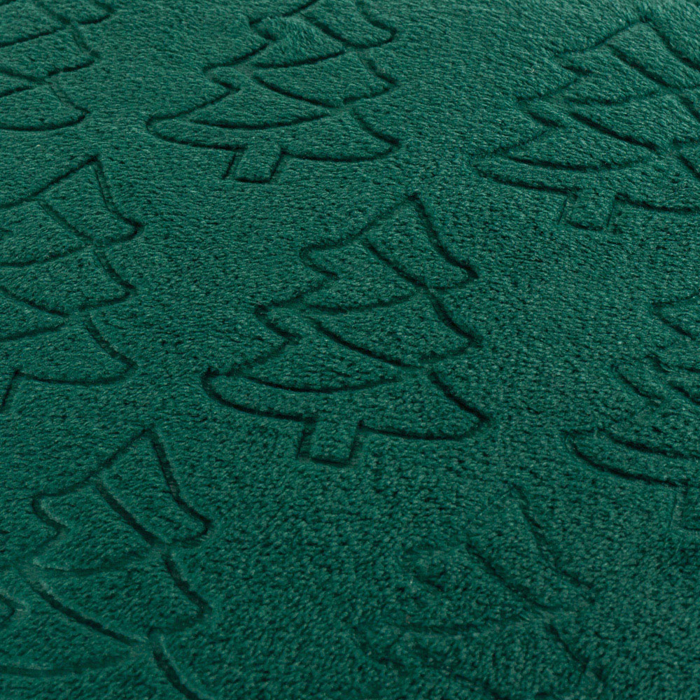 Furn Festive Trees Embossed Emerald Cushion 50 x 50cm Image 3