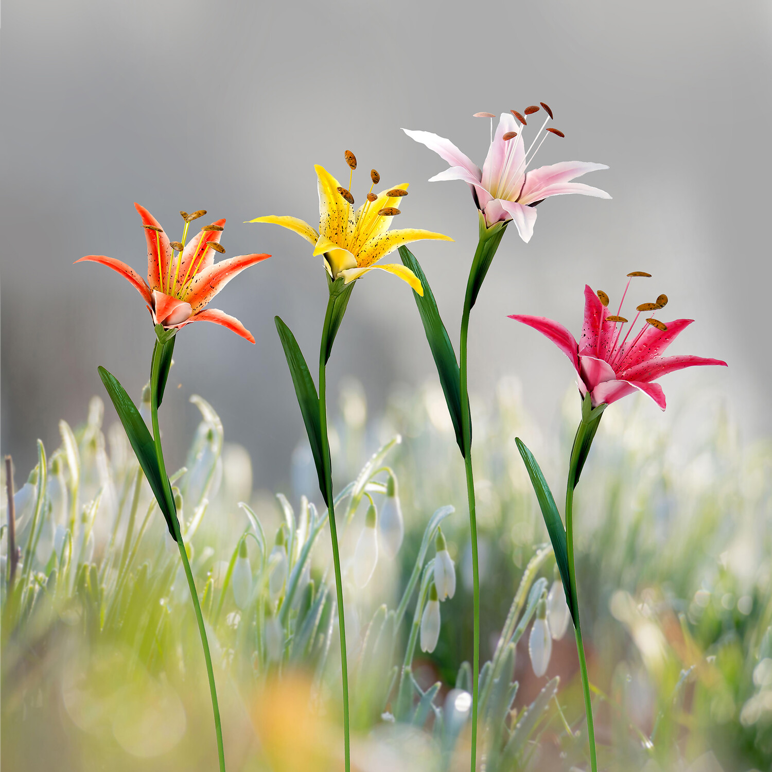 Lily Garden Stake Image 2
