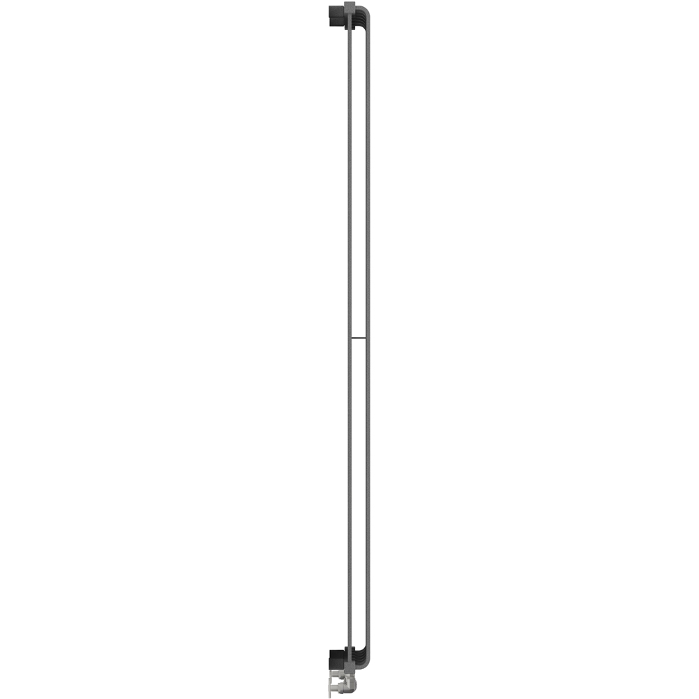 Terma Warp Room 3870 BTU Salt n Pepper Radiator 1800 x 395mm Image 4