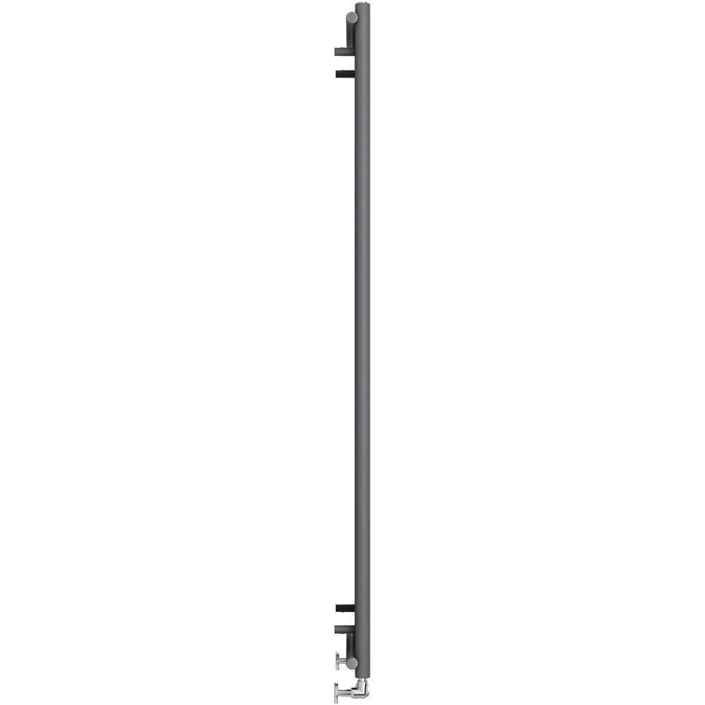 Terma Rolo Mirror 2854 BTU Modern Grey Radiator 1800 x 590mm Image 4