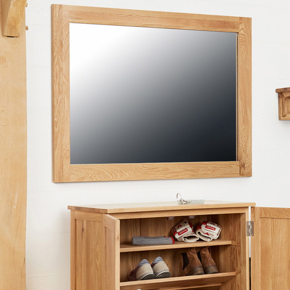 Baumhaus Mobel Oak Medium Wall Mirror Image 2