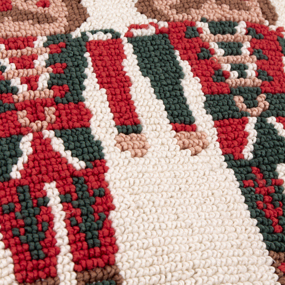 Furn Nutcracker Trio Tufted Cream Cushion 45 x 45cm Image 5