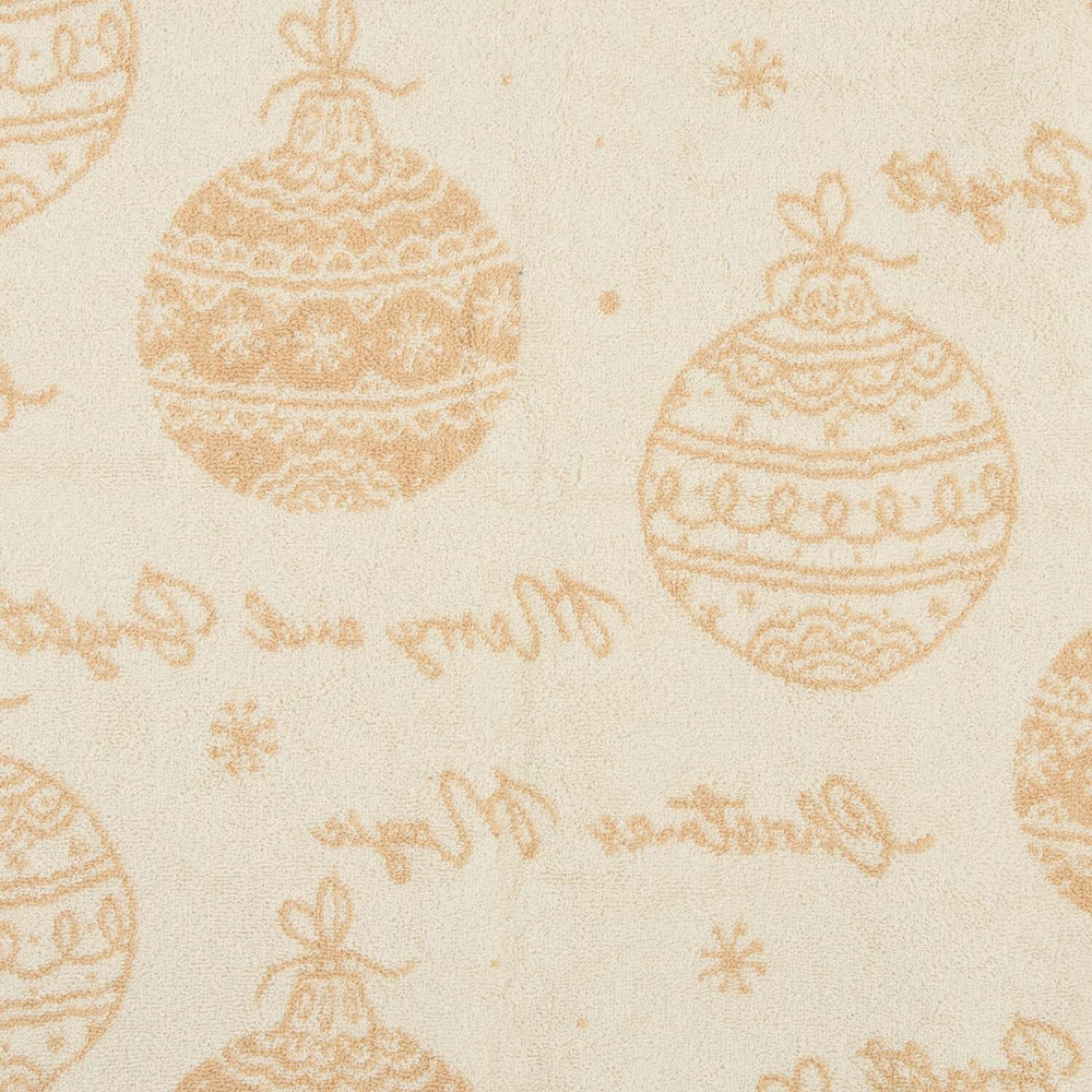 Christmas Bauble Hand Towel Natural Image 3